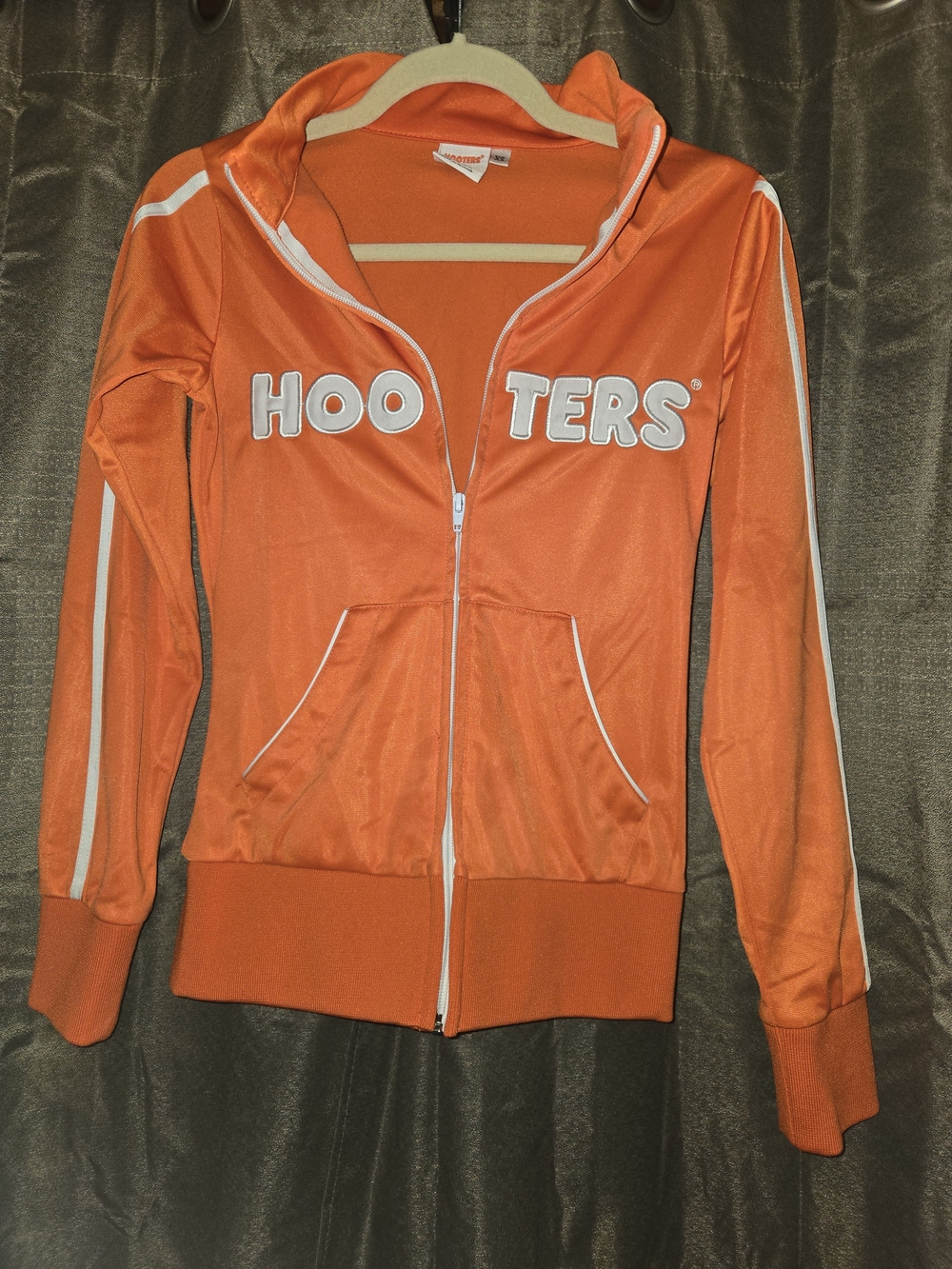 Hooters Orange Zip-Up Women's Tracksuit